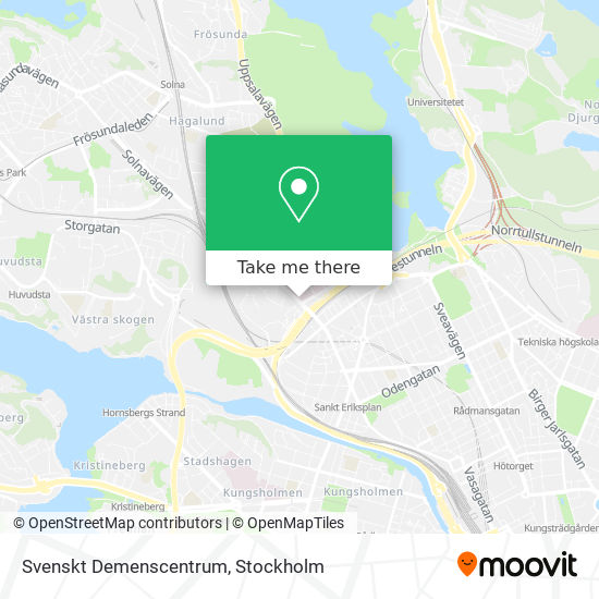 Svenskt Demenscentrum map