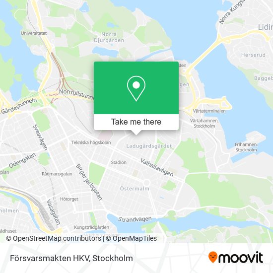 Försvarsmakten HKV map