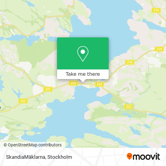 SkandiaMäklarna map