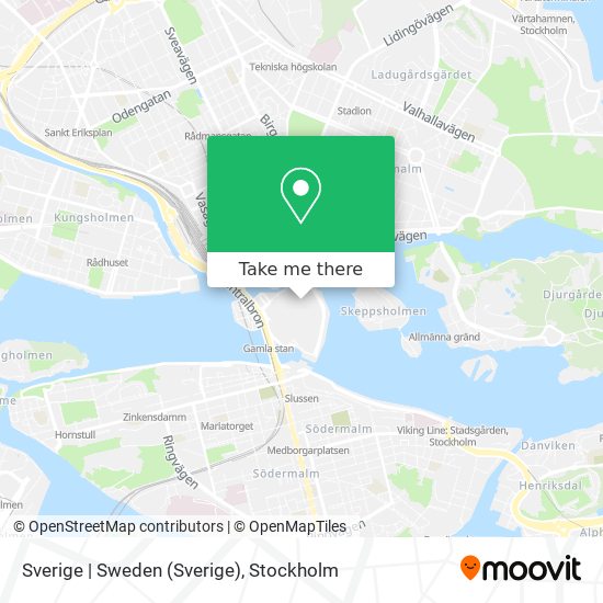 Sverige | Sweden map