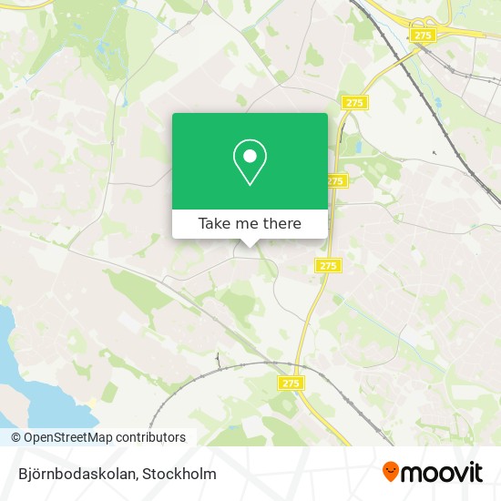 Björnbodaskolan map