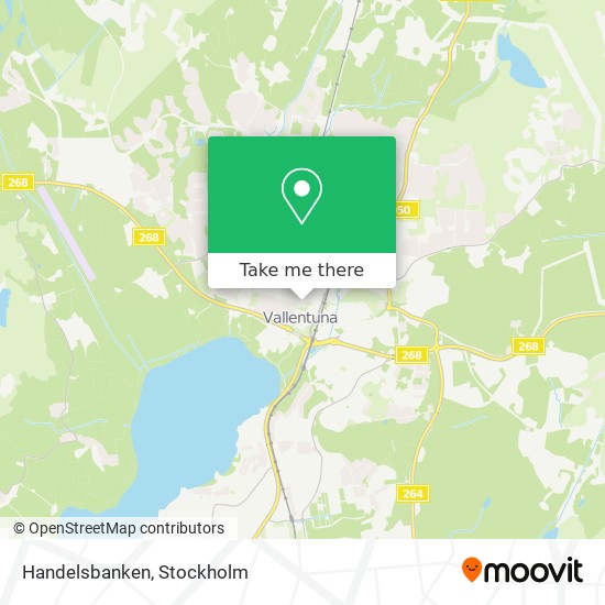 Handelsbanken map