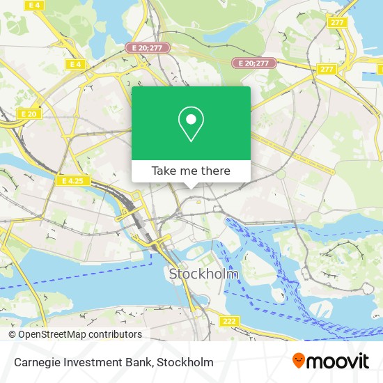 Carnegie Investment Bank map