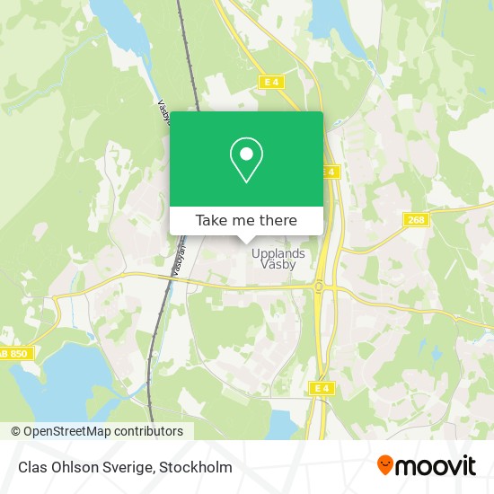 Clas Ohlson Sverige map