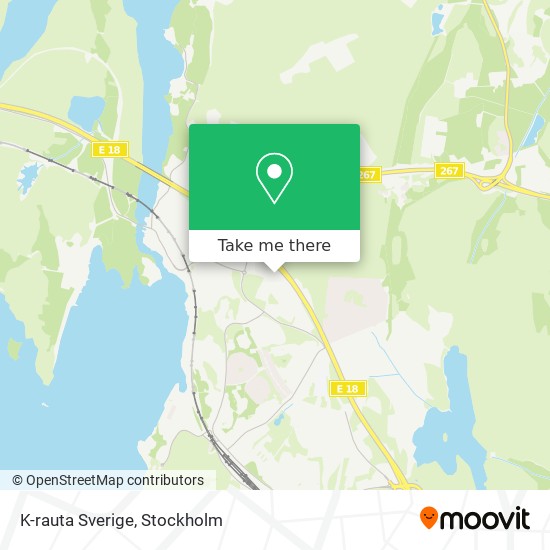 K-rauta Sverige map