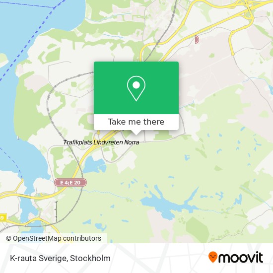 K-rauta Sverige map