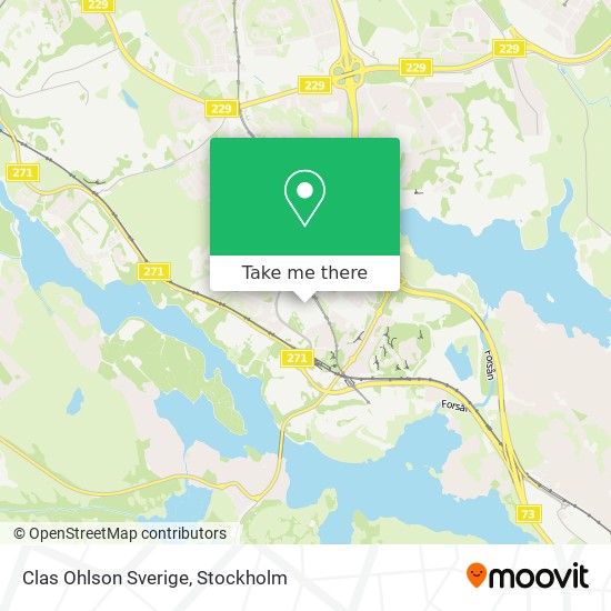 Clas Ohlson Sverige map