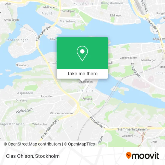 Clas Ohlson map