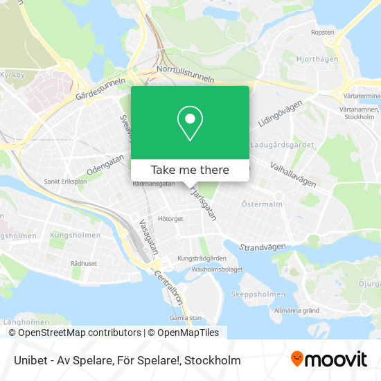 Unibet - Av Spelare, För Spelare! map