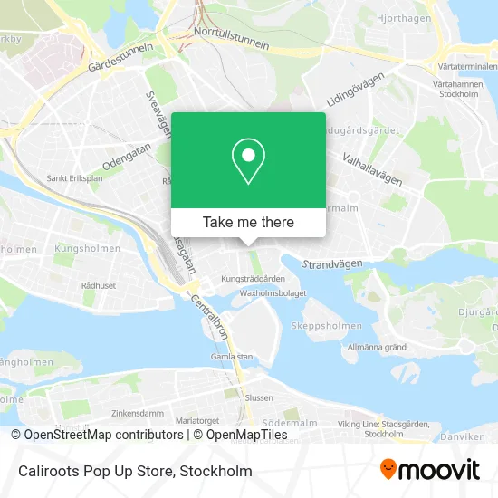 Caliroots Pop Up Store map