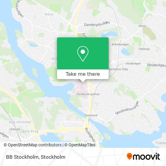 BB Stockholm map