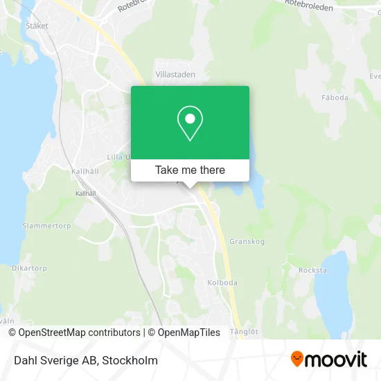 Dahl Sverige AB map