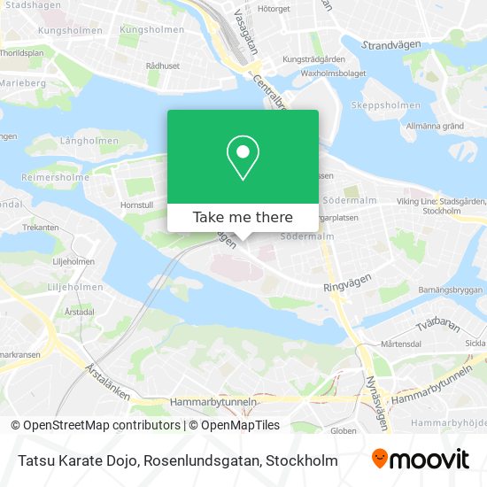 Tatsu Karate Dojo, Rosenlundsgatan map