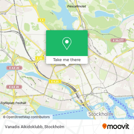 Vanadis Aikidoklubb map