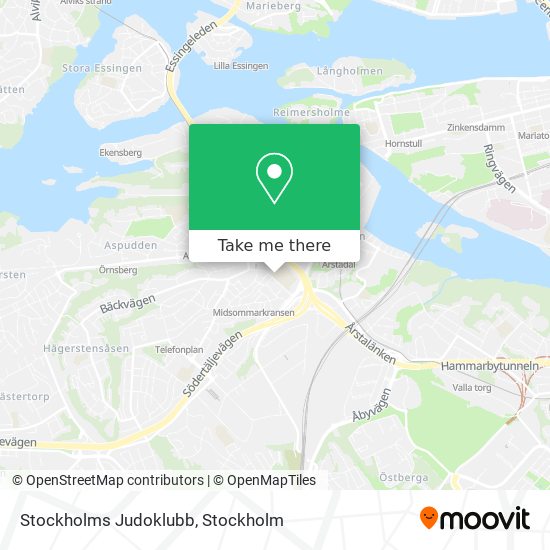 Stockholms Judoklubb map