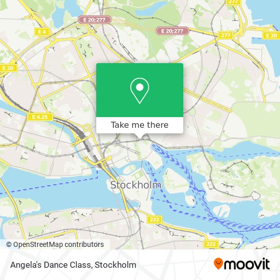 Angela's Dance Class map