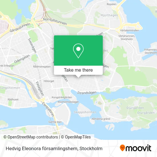 Hedvig Eleonora församlingshem map
