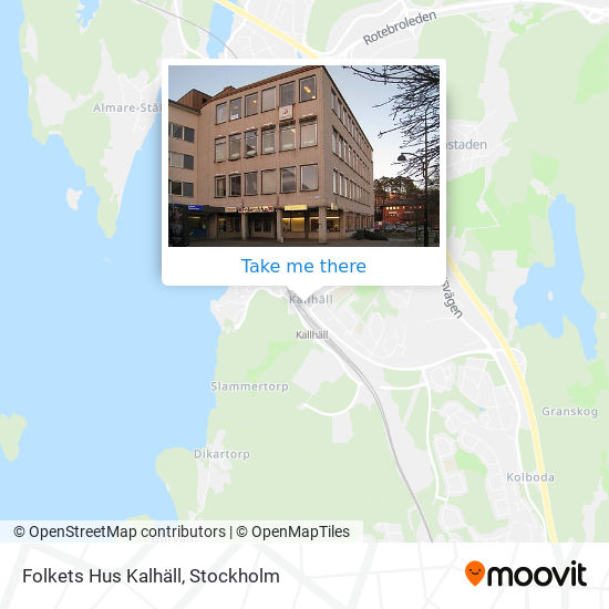 Folkets Hus Kalhäll map