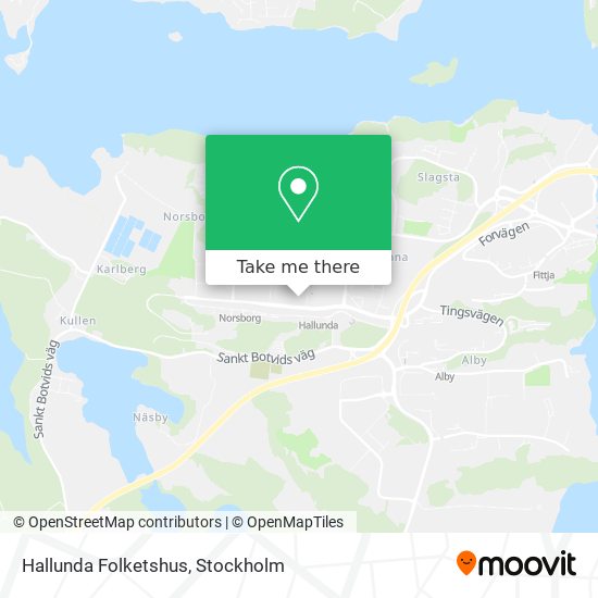 Hallunda Folketshus map