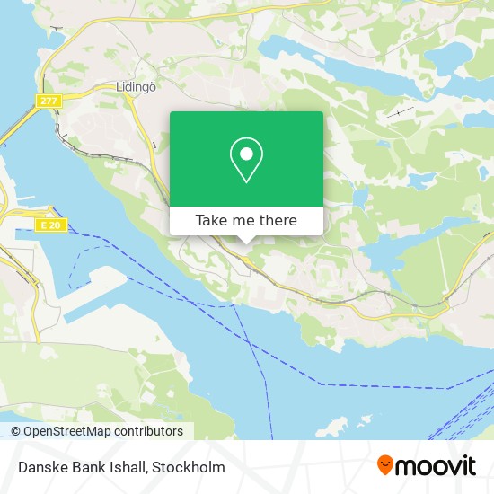 Danske Bank Ishall map