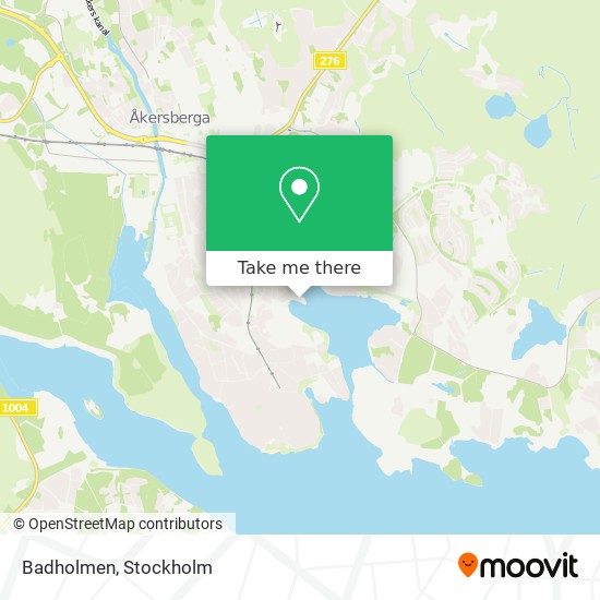 Badholmen map