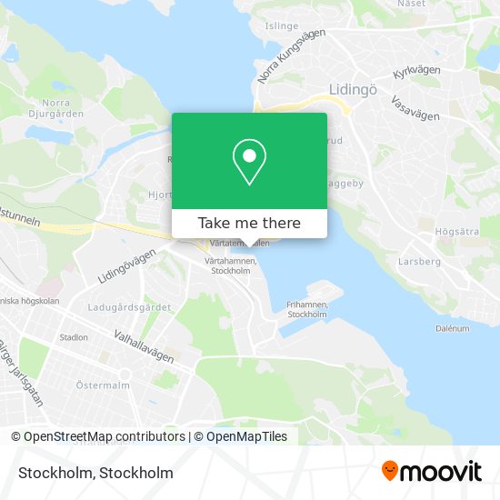 Stockholm map