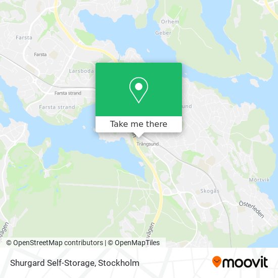 Shurgard Self-Storage map
