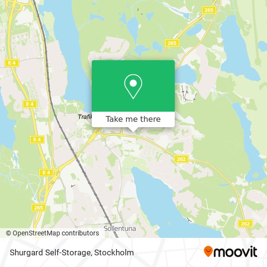 Shurgard Self-Storage map