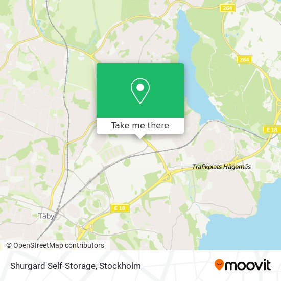 Shurgard Self-Storage map