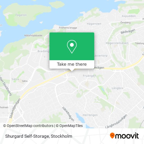 Shurgard Self-Storage map