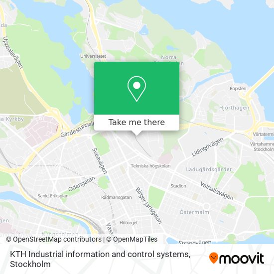 KTH Industrial information and control systems map