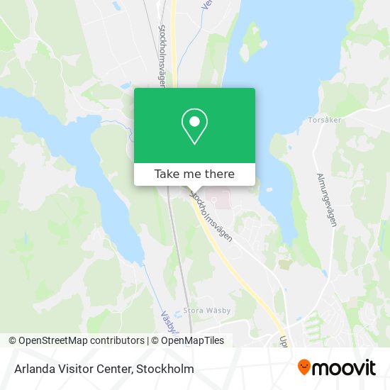 Arlanda Visitor Center map