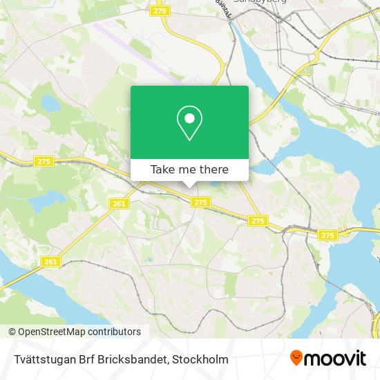 Tvättstugan Brf Bricksbandet map