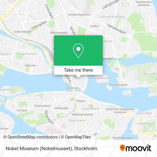 Nobel Museum (Nobelmuseet) map