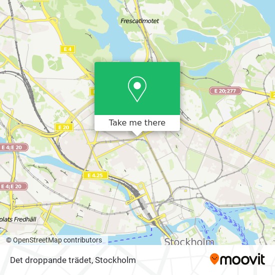 Det droppande trädet map