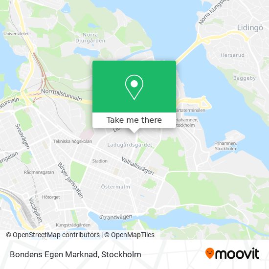 Bondens Egen Marknad map