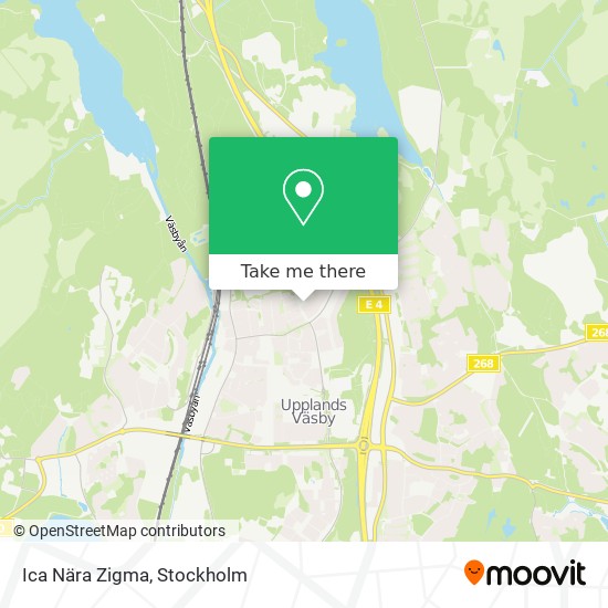 Ica Nära Zigma map