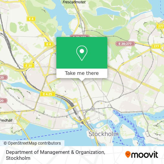 Department of Management & Organization map