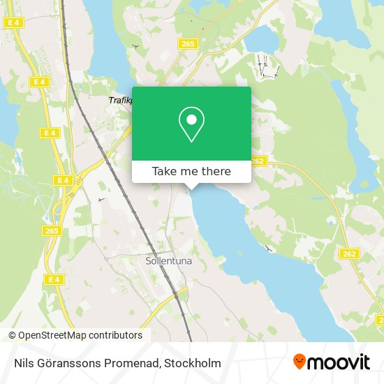 Nils Göranssons Promenad map