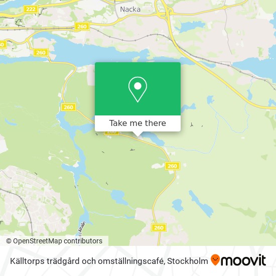 Källtorps trädgård och omställningscafé map