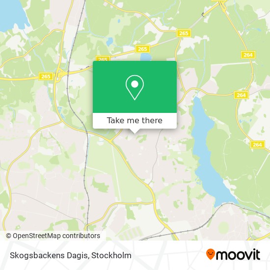 Skogsbackens Dagis map