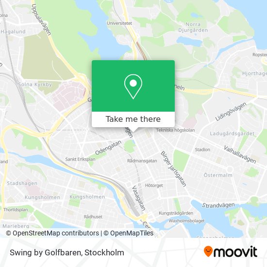 Swing by Golfbaren map