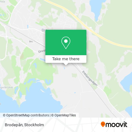 Brodepån map