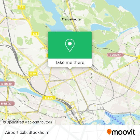 Airport cab map