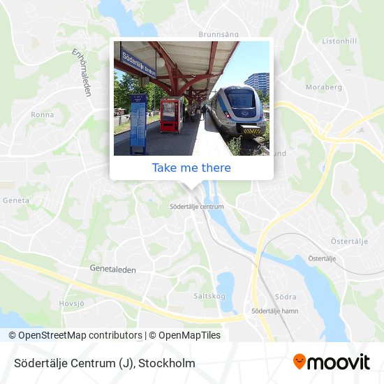 Södertälje Centrum (J) map