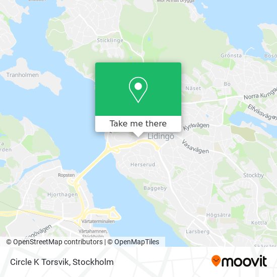 Circle K Torsvik map