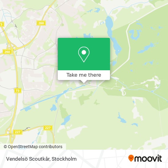 Vendelsö Scoutkår map