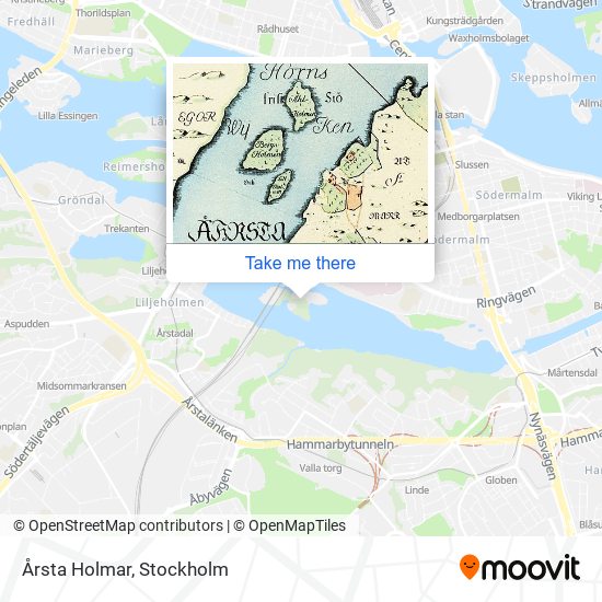 Årsta Holmar map