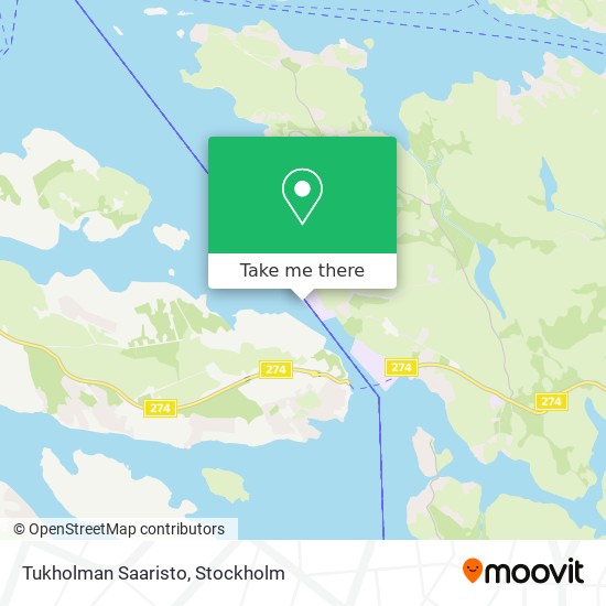 Tukholman Saaristo map