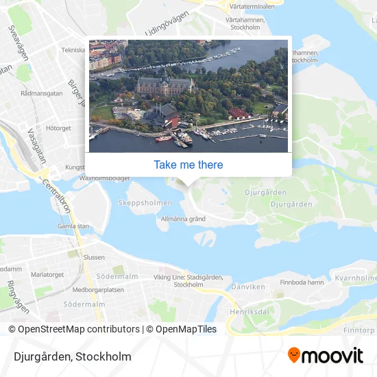 Djurgården map